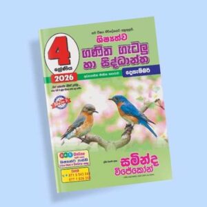 4 ශ්‍රේණිය ගණිත ගැටලු සහ සිද්ධාන්ත පන්තිය - දෙසැම්බර්